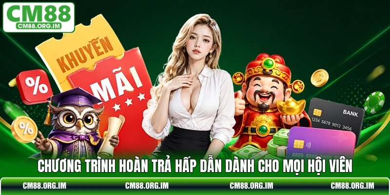 Chương trình hoàn trả hấp dẫn dành cho mọi hội viên