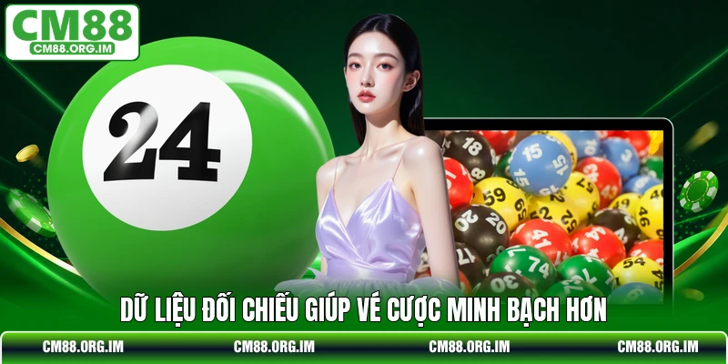 Dữ liệu đối chiếu giúp vé cược minh bạch hơn